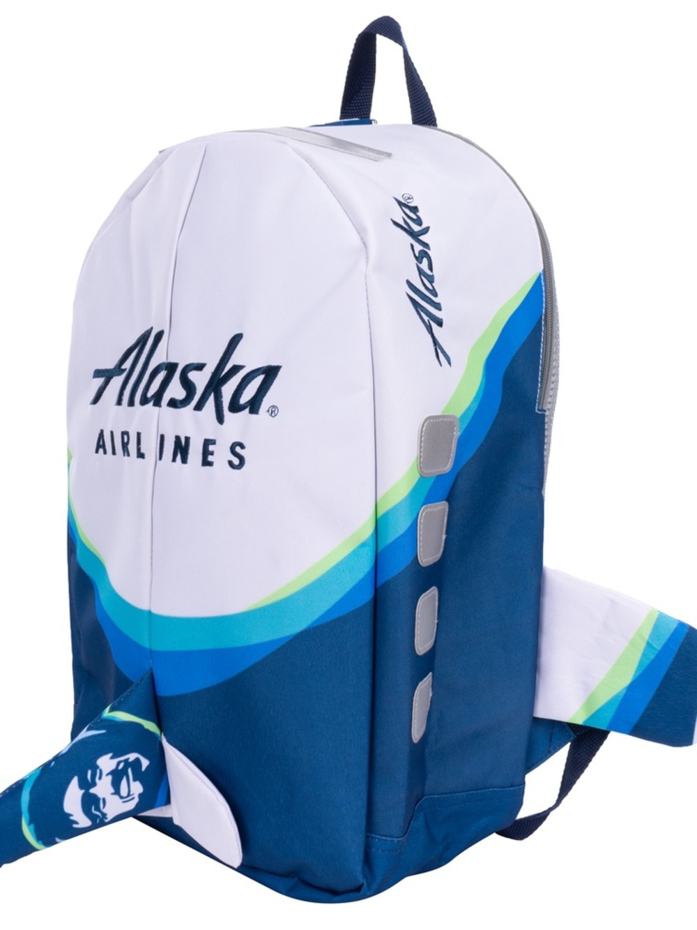 Alaska Airlines airplane backpack pilot plane travel aviation